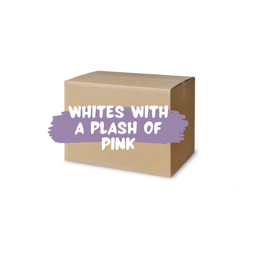 Whites with a Splash of Pink